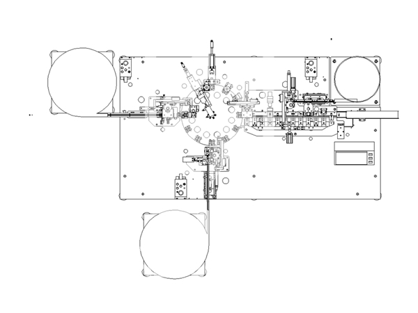 船型開關(guān)內(nèi)托自動裝氖燈機